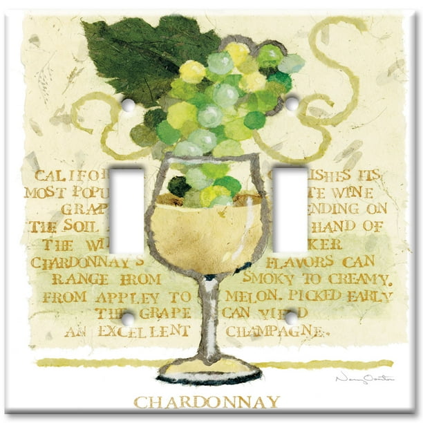 Chardonnay Switch Plate Art Plates Single Toggle Chardonnay Switch Plate Art Plates Single Toggle
